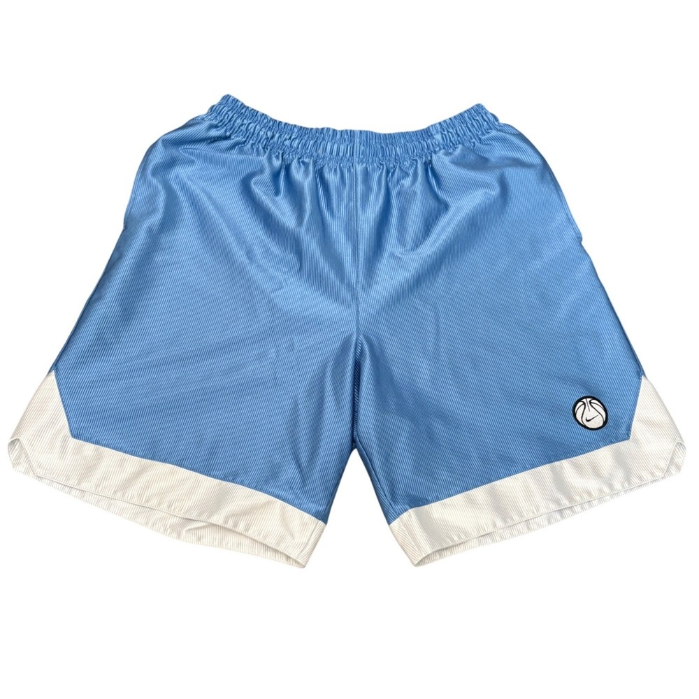 Nike Vintage 90s Basketball Shorts Mens XL Blue White Mesh Athletic Gym Training
